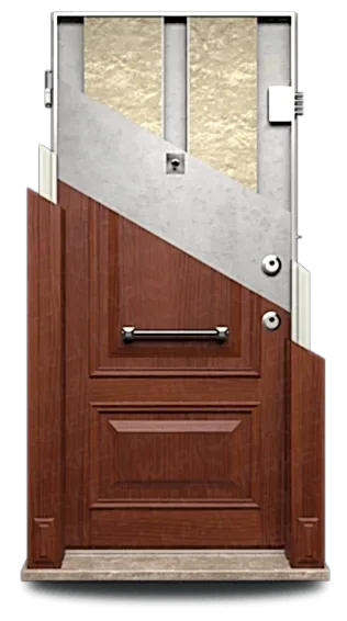 Çelik Kapı İç Detayı