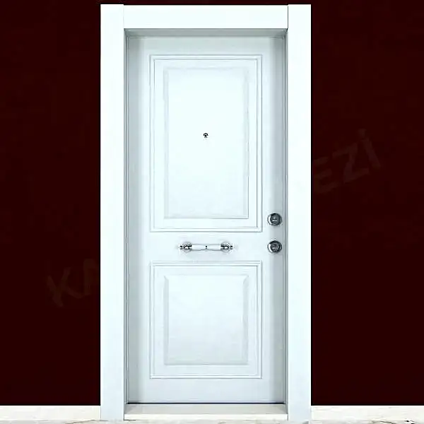 KM206CK Ahşap Lake Kaplama Çelik Kapı