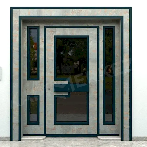 KM406BK Model Bina Giriş Kapısı