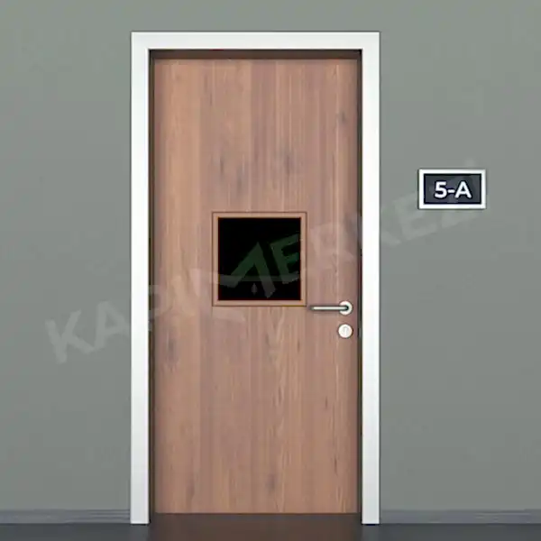 KM806OK Model Alüminyum Kasa Laminat Kapı, Okul Kapısı, Sınıf Kapısı, Hastane Kapısı