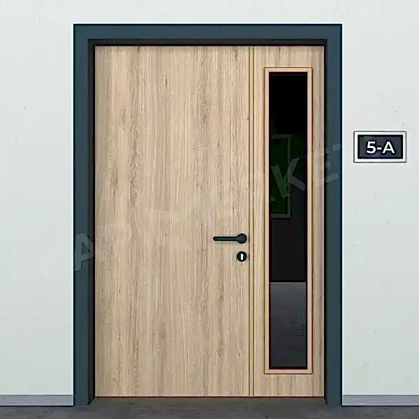 KM808OK Model Alüminyum Kasa Laminat Kapı, Okul Kapısı, Sınıf Kapısı, Hastane Kapısı