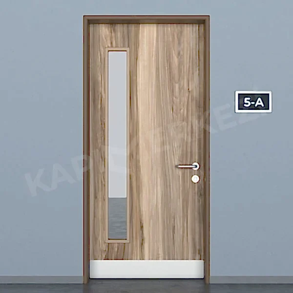 KM811OK Model Alüminyum Kasa Laminat Kapı, Okul Kapısı, Sınıf Kapısı, Hastane Kapısı