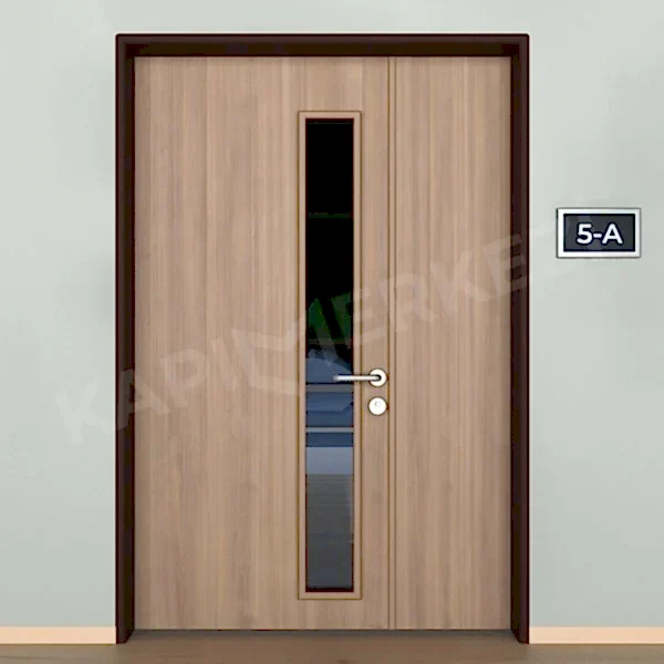 KM818OK Model Alüminyum Kasa Laminat Kapı, Okul Kapısı, Sınıf Kapısı, Hastane Kapısı